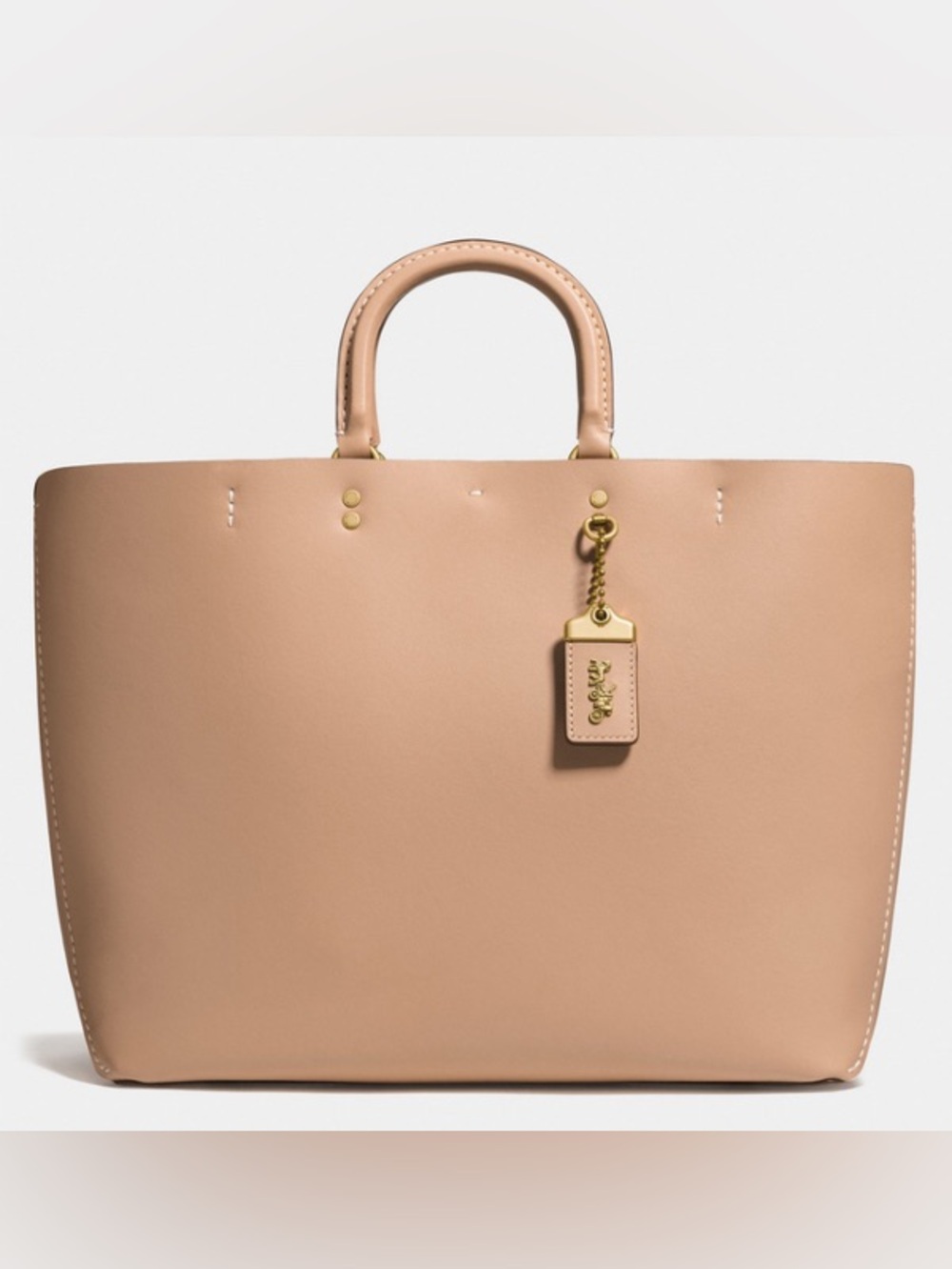 COACH ROGUE TOTE WITH FLORAL BOW PRINT INTERIOR (28430) - Picture 13 of 15